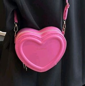 New Pink Heart Barbie Purse